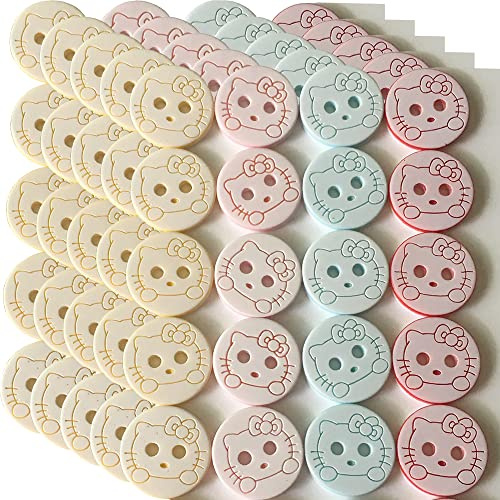 Maokou-Knöpfe für Baby-Strickjacken, Strickmuster, 100 Stück