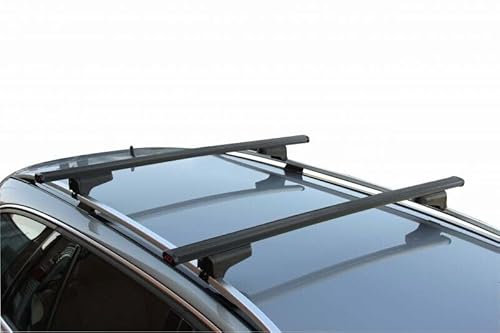 Clop Dachträger für BMW 3er Touring bis 1999, Dachträger aus Stahl für Fahrzeuge mit hohen Handläufen, offenem Geländer