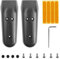MUEOSI Schutzabdeckungs-Set for die Vorderradgabel, for Ninebot Max G30 G30D Elektroroller, Vorderradschale mit reflektierendem Aufkleber, Schraubenteil Reflexstreifen