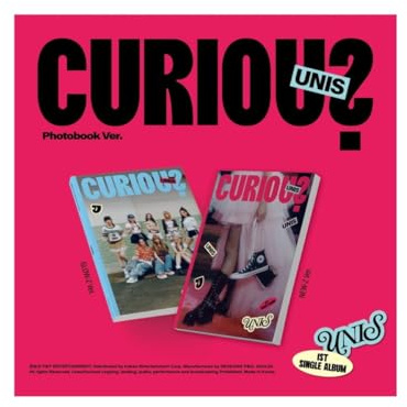 UNIS - 1st Single Album Curious [Photobook Ver.] (2 ver. SET)
