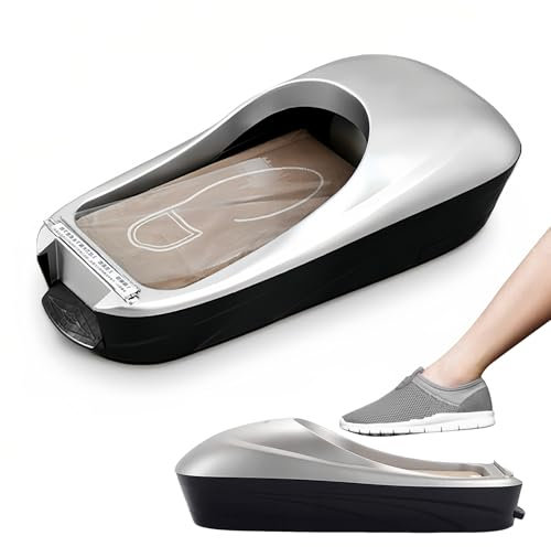 Distributeur Automatique de Couvre-Chaussures – Machine Automatique Portable pour Film de Chaussures avec Membrane de Chaussure, Entretien Efficace des Sols Propres pour la