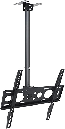 Supporto TV Multifunzione da soffitto, Supporto da Parete per TV, Adatto per schermi Piatti da 32 a 60 Pollici, Fino a 45 kg/99 libbre, Dimensioni massime 400 x 400 mm.