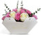 YEAHLEE Beautiful Birthday Gifts for Her, Soap Flowers Gifts for Women, Everlasting Flowers, Artificial Rose & Carnation Bouquet Boxes, Fresh Realistic and Full of Fragrance