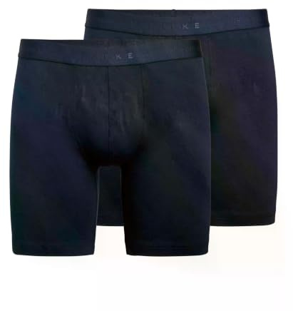 FALKE Herren Daily Comfort Long Leg 2-Pack Boxershorts bequeme Unterhose hautfreundlich mit Stretch und elastischem Gummibund im Multipack schnelltrocknende atmungsaktive nachhaltige Baumwolle 2 Stück