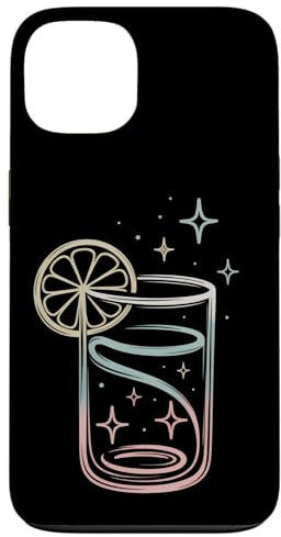 An illustration of a glass of juice Case for iPhone 13