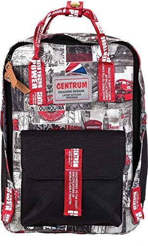 JMS We Create Smile – Back to School | School Bag, Insulated Lunch Box, Flip Straw Water Bottle, Tumbler, Sipper & Protein Shaker | Colourful All-in-One Kit - (School Bag (London Bus Print))