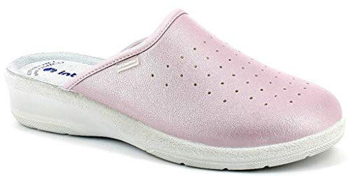 inblu Pantofole Ciabatte SANITARIE da Donna MOD. 50-33 Argento (37)