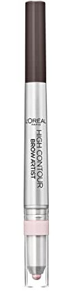 L'Oréal Paris Brow Artist High, 2-in-1 Augenbrauenstift mit farblich abgestimmtem Highlighter, 500 g