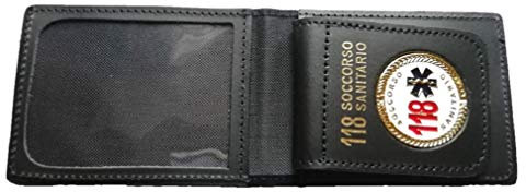 Vega Holster Soccorso Sanitario 118 Portafoglio Portadocumenti con Placca Estraibile 1WE55