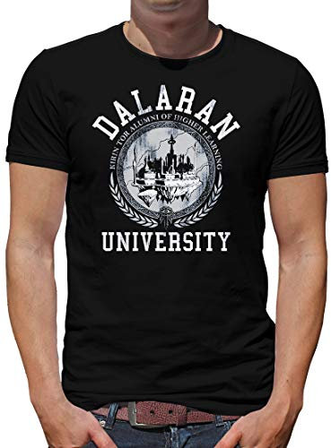 TShirt-People Dalaran University T-Shirt Herren Wow Nerd Gamer XXXL Schwarz