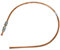 AERZETIX: Tubo per freno in rame Ø4.76mm con raccordi M10x1/M10x1 (60cm)