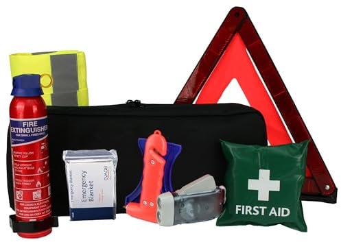EVAQ8 Car Safety & Emergency Kit for Breakdowns