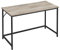 VASAGLE Tisch, Computertisch, Bürotisch, 120 x 60 x 76 cm, für Arbeitszimmer, Schlafzimmer, Wohnzimmer, Greige meliert-tintenschwarz LWD039B02V1