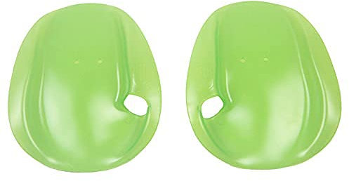 KAKAF 1 par de remos de natación para adultos, herramienta de entrenamiento para adultos, herramienta de entrenamiento de remo para manos (verde, S)