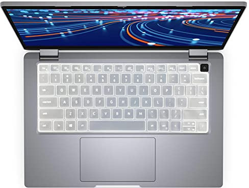 i-Tensodo Keyboard Cover for Dell Latitude 3000, 5320, 5330, 5340, 5350, 7320, 7330, 7340, 7350 13.3 Laptop Keyboard Protective Skin-Clear - Silicone - Clear