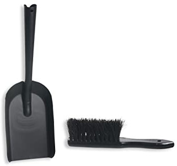 HERSIG - Accesorios Chimenea | Set Cepillo y Recogedor Chimenea para Cenizas