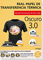 TransOurDream-Papel de Transferencia para tejido oscuro,transfer paper t-shirt printing,vinilo HTV,Mejora 3.0,A4 10 Hojas,Papel Transfer,Perfecto para fiesta.
