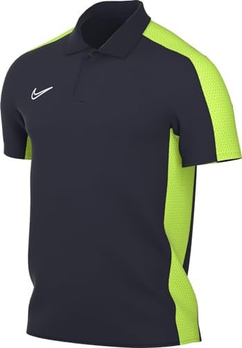 NIKE Herren M NK DF ACD23 SS Polo Shirt, Obsidian/Volt/White, M