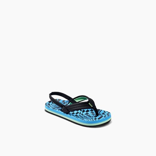 Reef Zehentrenner Sandale Jungen Little Ahi, Swell Checkers, EU 25