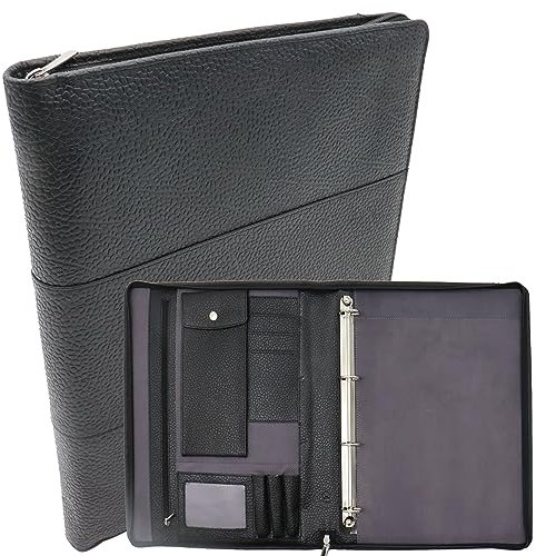 Porte-documents en cuir - Porte-documents A4 - Classeur en cuir A4