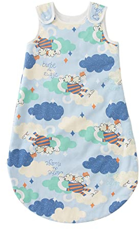 LULUMONKEY 1.5 Tog Baby Winter Sleeping Bag 6-18 Months, Soft Cotton Swaddle Wearable Blanket for Baby Newborn,Sleeveless Sleep Sack