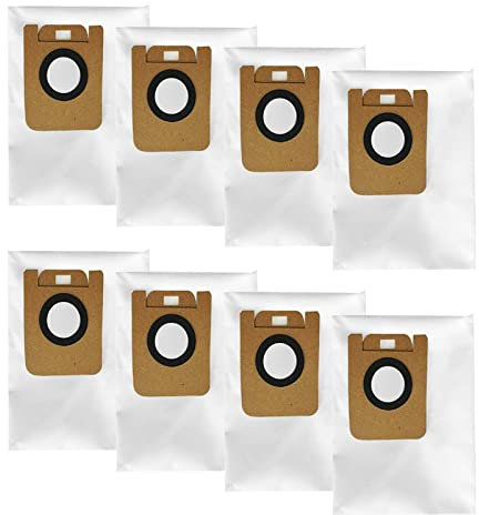 8 Stück Staubsaugerbeutel kompatibel mit Dreame Bot Z10 Pro, L10 Plus Roboterstaubsauger,Ersatzteil Zubehör Beutel Zubehör Staubbeutel für Dreame Automatische Absaugstation
