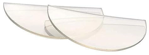 Jkapagzy 2Pcs Stick-on Presbyopic Lenses Reading Glasses Lens Liquid Silicone Bifocal Magnification Lenses Bifocal Lenses Presbyopic