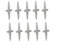 Torchwood Tackle Double ended Carp Fishing Bait Screws Great for snow man Fishing Terminal Tackle