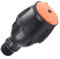 Arroseur de pelouse - Arroseur trépied Rotatif Automatique à pour 360 ° - pour Grandes Surfaces de pelouse - Arroseur de Jardin (Orange Nozzle)