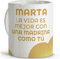 LolaPix Regalo madrina bautizo. Tazas personalizadas. Tazas originales para regalar. Regalo madrina. Regalos para madrinas. Taza cerámica 330 ml.