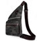 Anti-Diebstahl-Reisetasche, Seitentasche, Crossbody-Sling-Rucksack, Schultertaschen für Damen und Herren, wasserdicht, diebstahlsicher, Schwarz