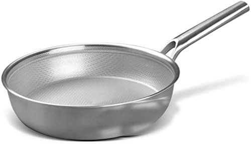 WBDHEHHD Poêle antiadhésive en acier inoxydable 316, poêle de cuisine, marmite à Steak frit, Wok, four électromagnétique, Vision générale