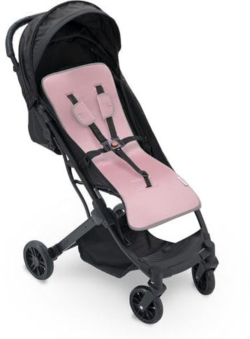 Colchoneta Silla de Paseo Universal Transpirable Idela para Verano con tejido 3d Cojín Silla de Paseo para el Cochecito o Silleta - danielstore (Rosa liso)