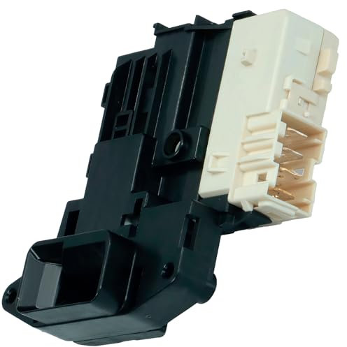 Bloqueo Cerradura para Puerta de Lavadora DFS03857 T85 16(6) A 250V con 4 Сontactos con Código Original EBF61315801 EBF61315803 EBF62534402 para LG - MADE IN ITALY - Garantía de 10 Años - MONTERAL
