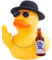 Mwmoeen Gummi Ente für Auto Ornament, einzigartige gelbe Ente Auto Armaturenbrett Dekorationen Zubehör mit Top Hat Sonnenbrille Halskette und niedlich Prop, 9cm