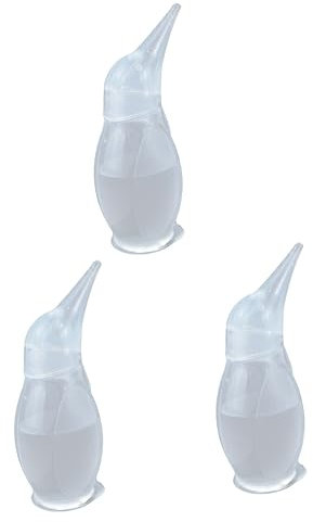TOYANDONA 3stücke Silicone Nasensauger Für Neugeborene Sicherer Manuell Bedienbarer Nasenreiniger Effektive Für Mädchen Und Kleinkinder Hygienisches Design Für Mühelose Anwendung