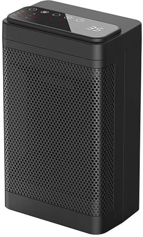 Radiateurs soufflants,Chauffage portable en céramique PTC avec rotation,1500W, protection contre la surchauffe et réglage à trois niveaux,Télécommande à distance, chauffage en une touche.