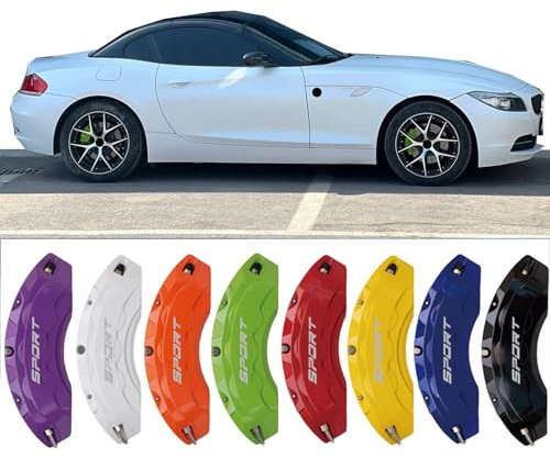 4pc Brake Caliper Covers Compatible Front Rear for BMW Z4 Accessories (Blue)