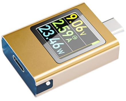 USB Schnelllade Testgerät Multimeter Geeignet Für Spannungs Und Strommessungen Mit Statistischer Zeitfunktion