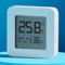Xiaomi Mi Temperature And Humidity Monitor 2 - Misuratore di temperatura e umidità istantanea | Orologio termometro digitale ambientale | Compatibile con Mi Home | Misuratore di umidità ambientale per