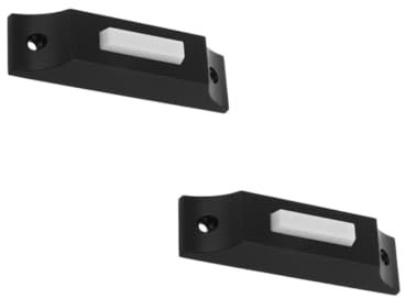CLISPEED 2pcs Traditional Door Bell Wired Switch Doorbell Button Replacement Garage Button Switch Wall-Mounted Door Bell Plastic Door Bell Butt