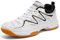 Volleyball Shoes Squash Shoes Men Netball Trainers Badminton Shoes Non-Slip Athletic Sport Indoor Sneakers Indoor Pickleball Breathable Suitable Comfortable Fitness (White/Black 2,9)