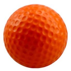 AQCQDQ 24 Stück Golfbälle Trainings Heimgebrauch, Golf Übungsbälle Trainingsbälle,Golfbälle Schaumstoff, Golf Übungsbälle aus Schaumstoff für Damen Herren Kinder (orange,24 Stück)