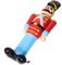 Sosoport décoration de sentinelle Gonflable décoration extérieure Gonflable de Noël géant Casse-Noix Gonflable Accessoires de Casse-Noisette de Noël décorations de fête de PVC
