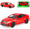 Generisch Mercedes-B C-Klasse C63 AMG Coupe C204 Rot 2011-2015 ca 1/43 1/36-1/46 Welly Modell Auto mit individiuellem Wunschkennzeichen