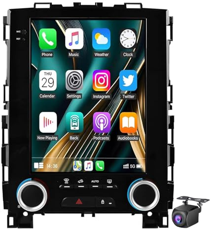 Estéreo Inalámbrico Con Carplay Android 15 Para Re-nault KOLEOS Megane 4 2016-2019,Pantalla Táctil De 9,7 Pulgadas Android Auto Navegación GPS Bluetooth FM RDS HiFi WiFi SWC Cámara De Respal(Size:L10)