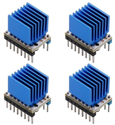 ChuFort 3D-Drucker-Schrittmotortreiber TMC2208 V1.2 Modulträger mit Kühlkörper(5pcs)