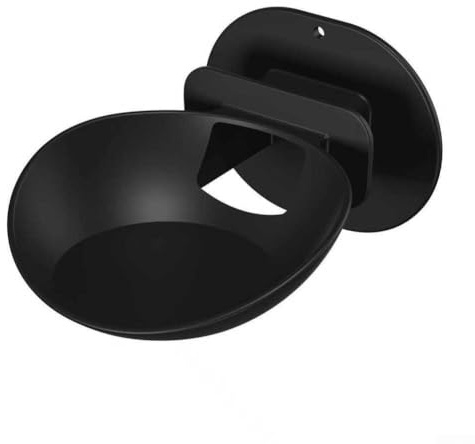 Wandhalterung für Echo Dot Max, platzsparende ABS-Halterung mit Kabelmanagement, für Echo Dot Max Wandhalterung Halter (Schwarz)