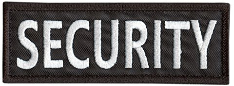 SECURITY 5x2 Vest Tactical Embroidered Nylon Hook Patch