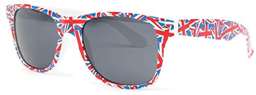 Eye Wear Lunette de soleil drapeau Angleterre UK - Taille unique - Rouge